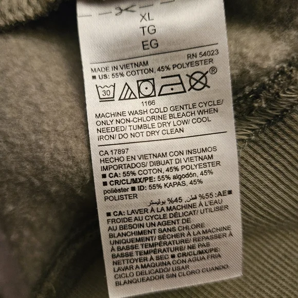 Old Navy Camo Sweatshirt - Size XL💚 - Picture 6 of 7